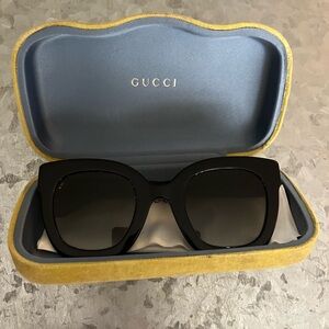 Gucci Women's Urban Stars Rectangle Sunglasses